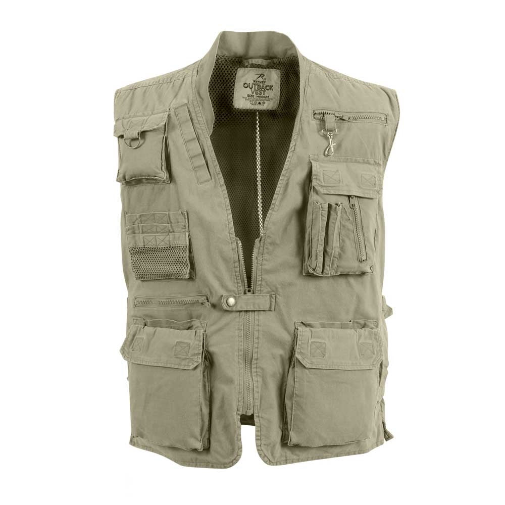 Rothco Khaki Safari Vest - 7570