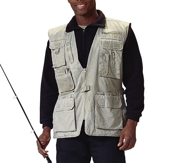 Rothco Khaki Safari Vest - 7570