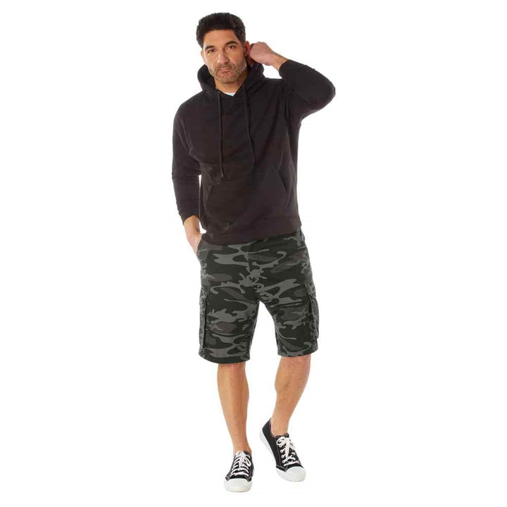 Rothco Vintage Cargo Black Camo Shorts 21400