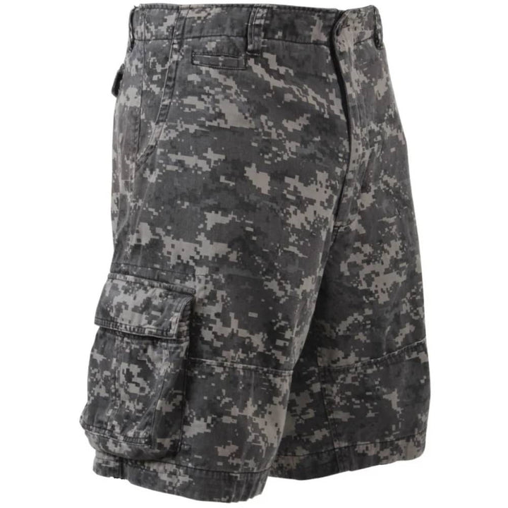 Rothco Vintage Cargo Black Camo Shorts 21400