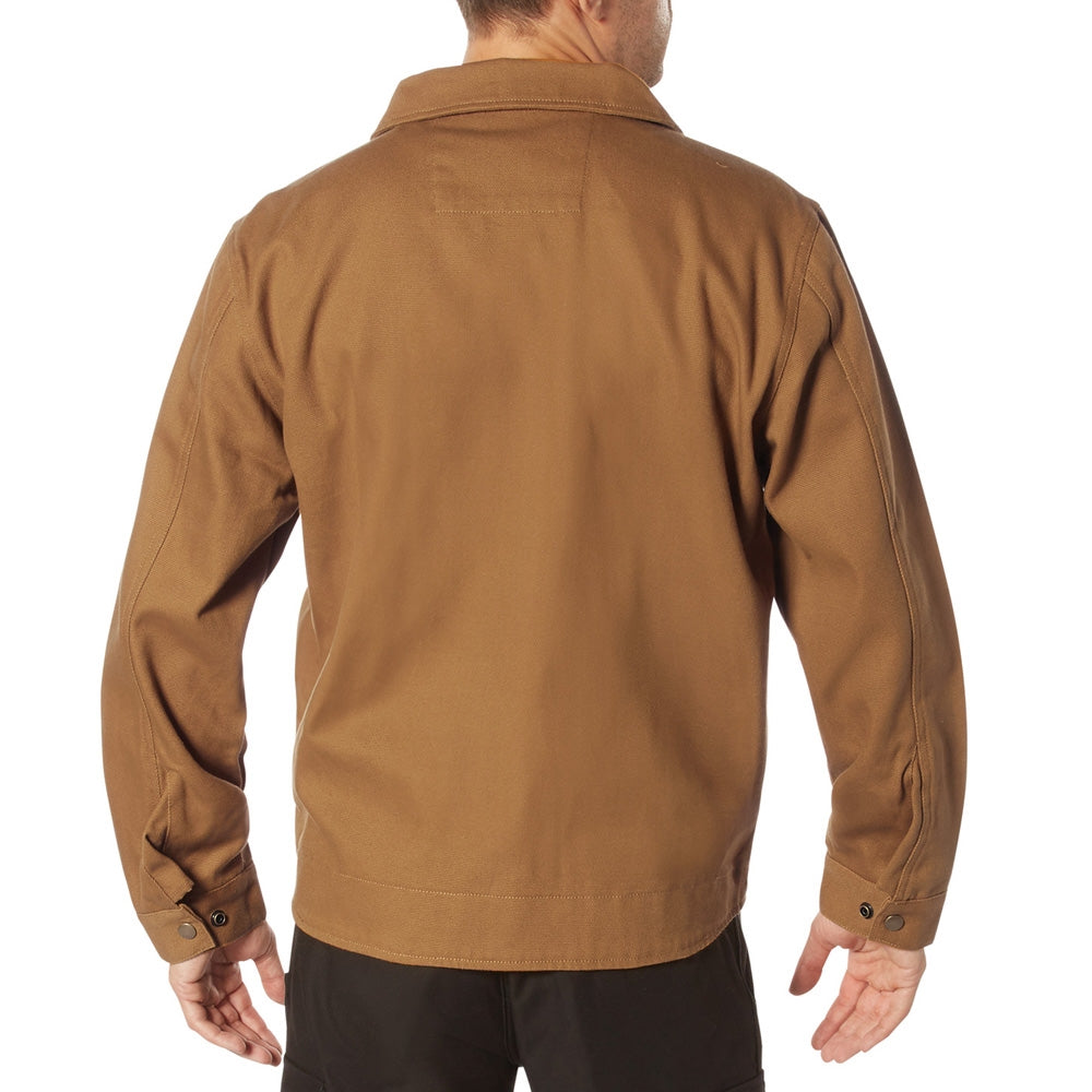 Rothco Brown Lightweight Canvas Work Jacket 92535