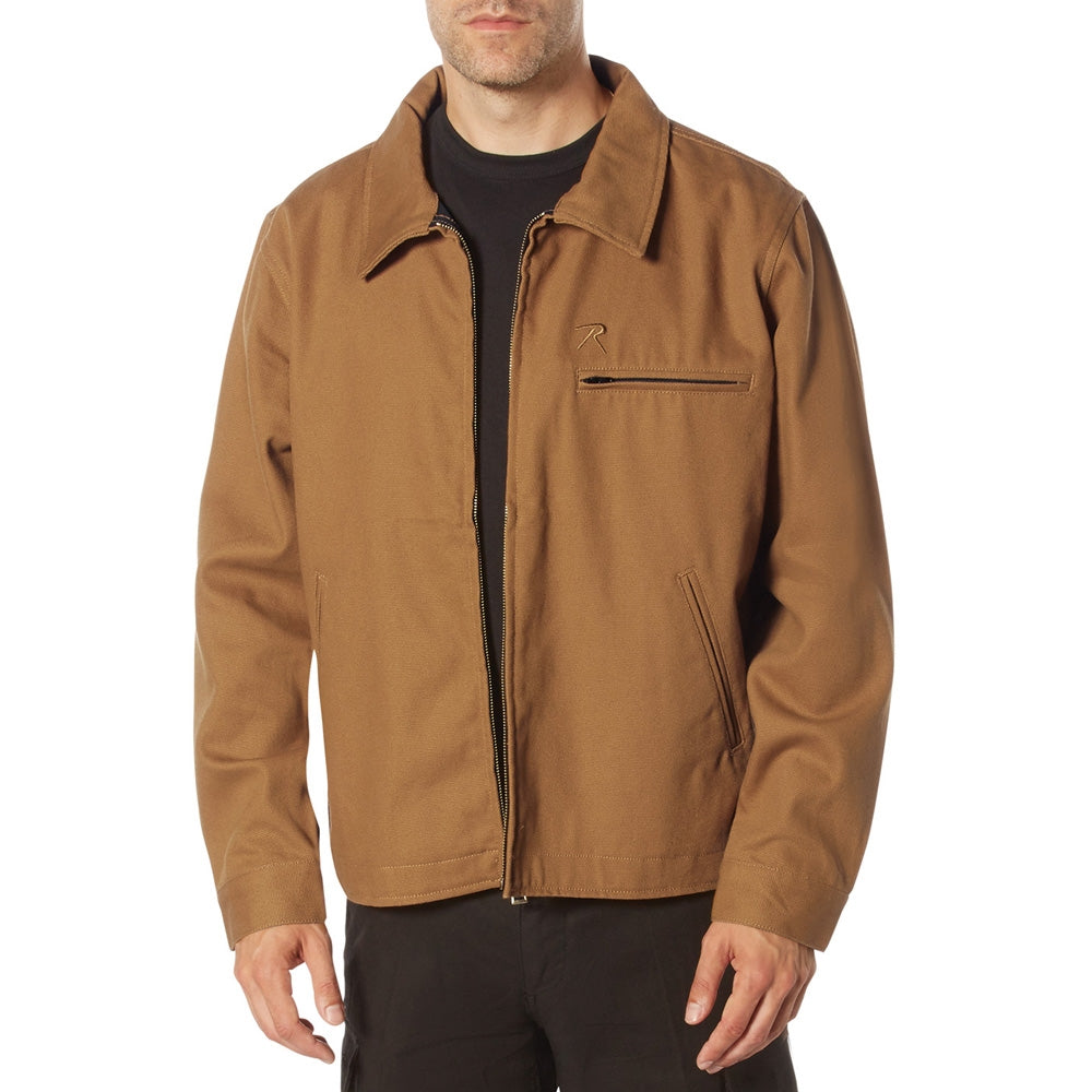 Rothco Brown Lightweight Canvas Work Jacket 92535