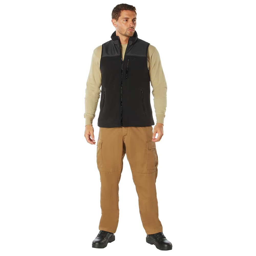 Rothco Spec Ops Black Fleece Vest 96760