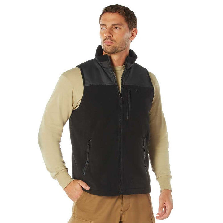 Rothco Spec Ops Black Fleece Vest 96760