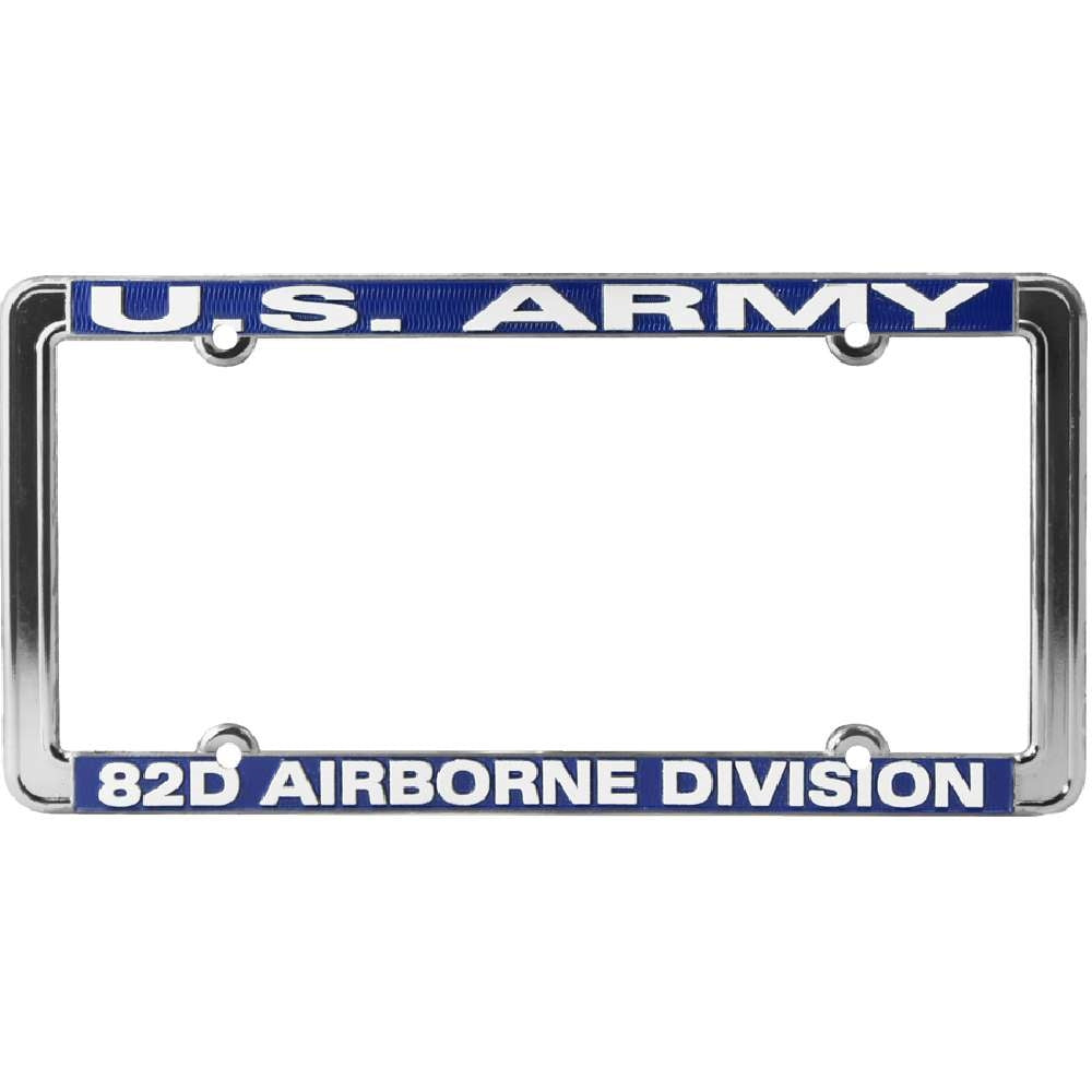 US Army 82D Airborne License Plate Frame LFATH-09