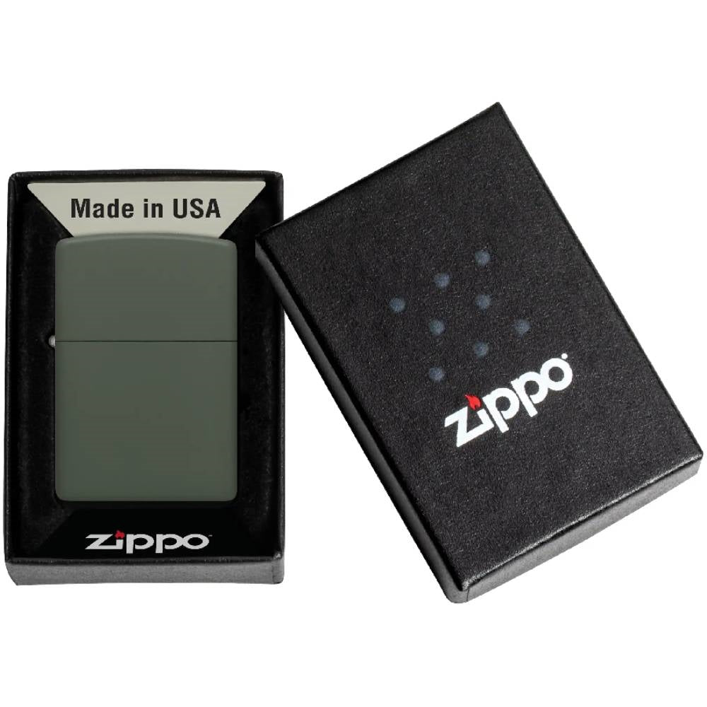 Zippo Classic Green Matte Lighter - 221