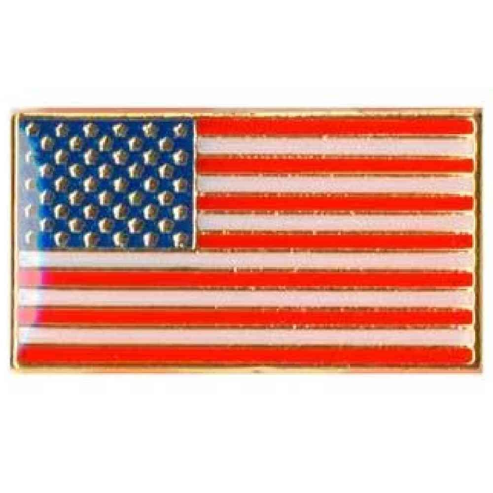 Rothco Classic Rectangular US Flag Pin 1867