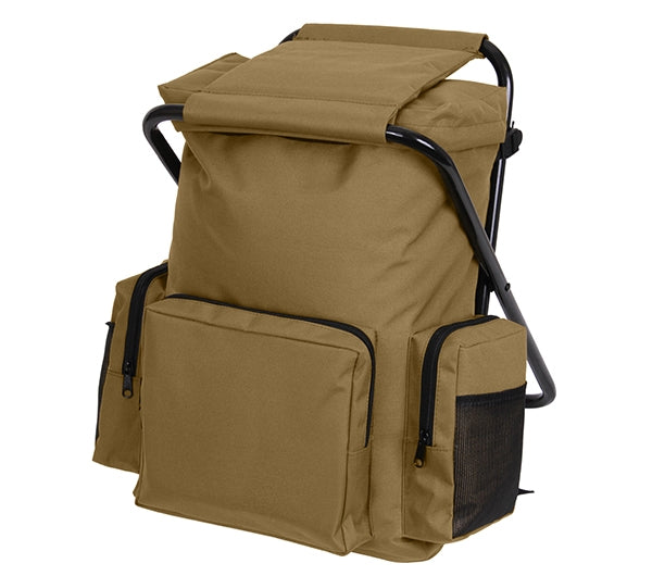 Rothco Coyote Backpack Stool Combo Pack  45680