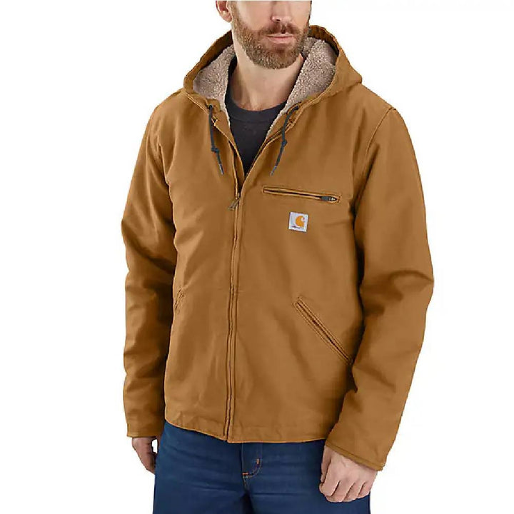 Carhartt Washed Duck Sherpa Lined Jacket 104392