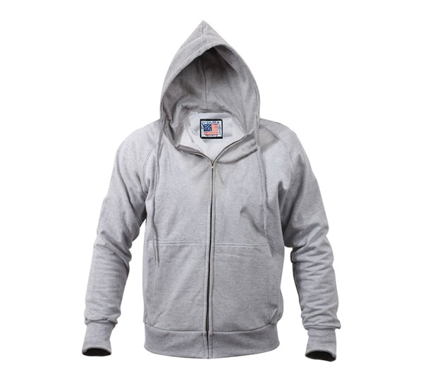 Snap N Wear Thermal Lined Zipper Hooded Sweat Jacket-5000