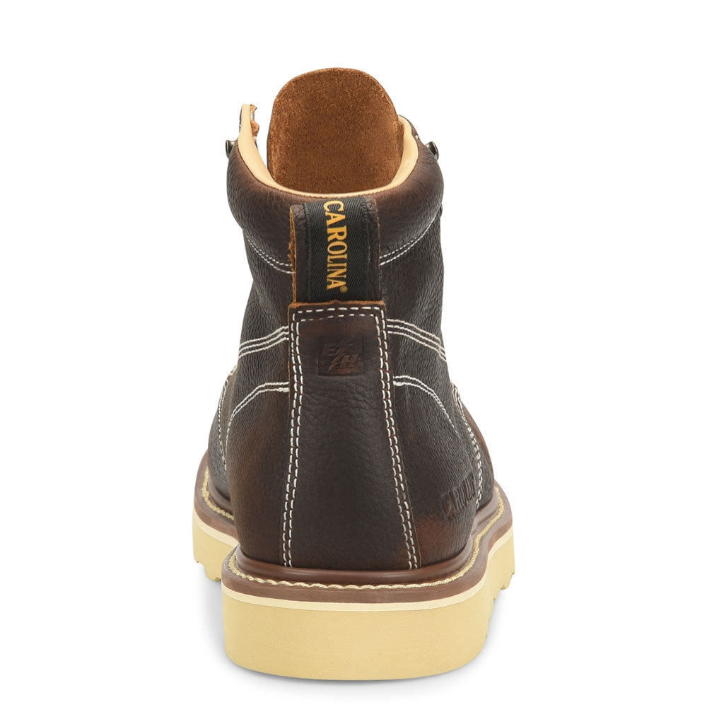 Carolina Flatiron Moc Toe Wedge Work Boots - CA7043