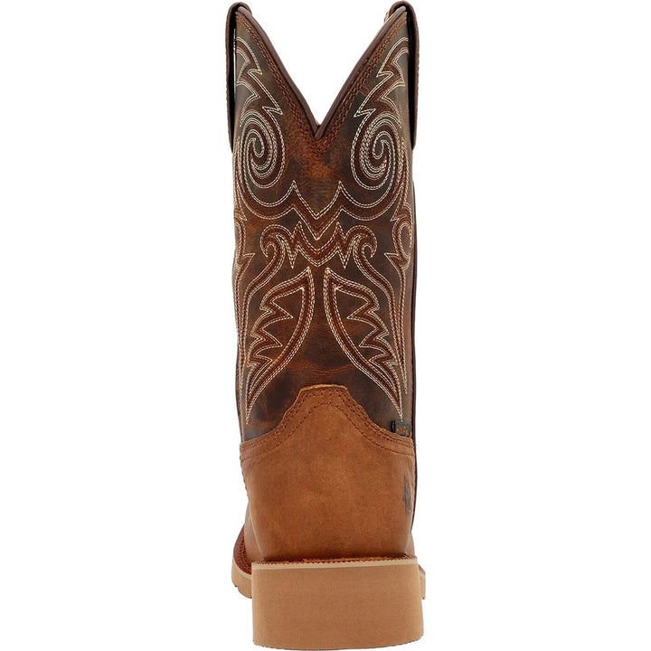 Rocky MonoCrepe Square Steel Toe Waterproof Pull On Slip Resistant Western Boot RKW0431
