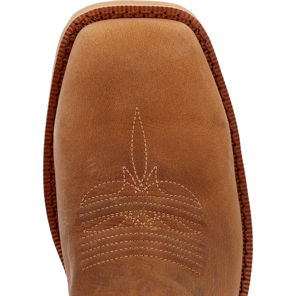Rocky MonoCrepe Square Steel Toe Waterproof Pull On Slip Resistant Western Boot RKW0431