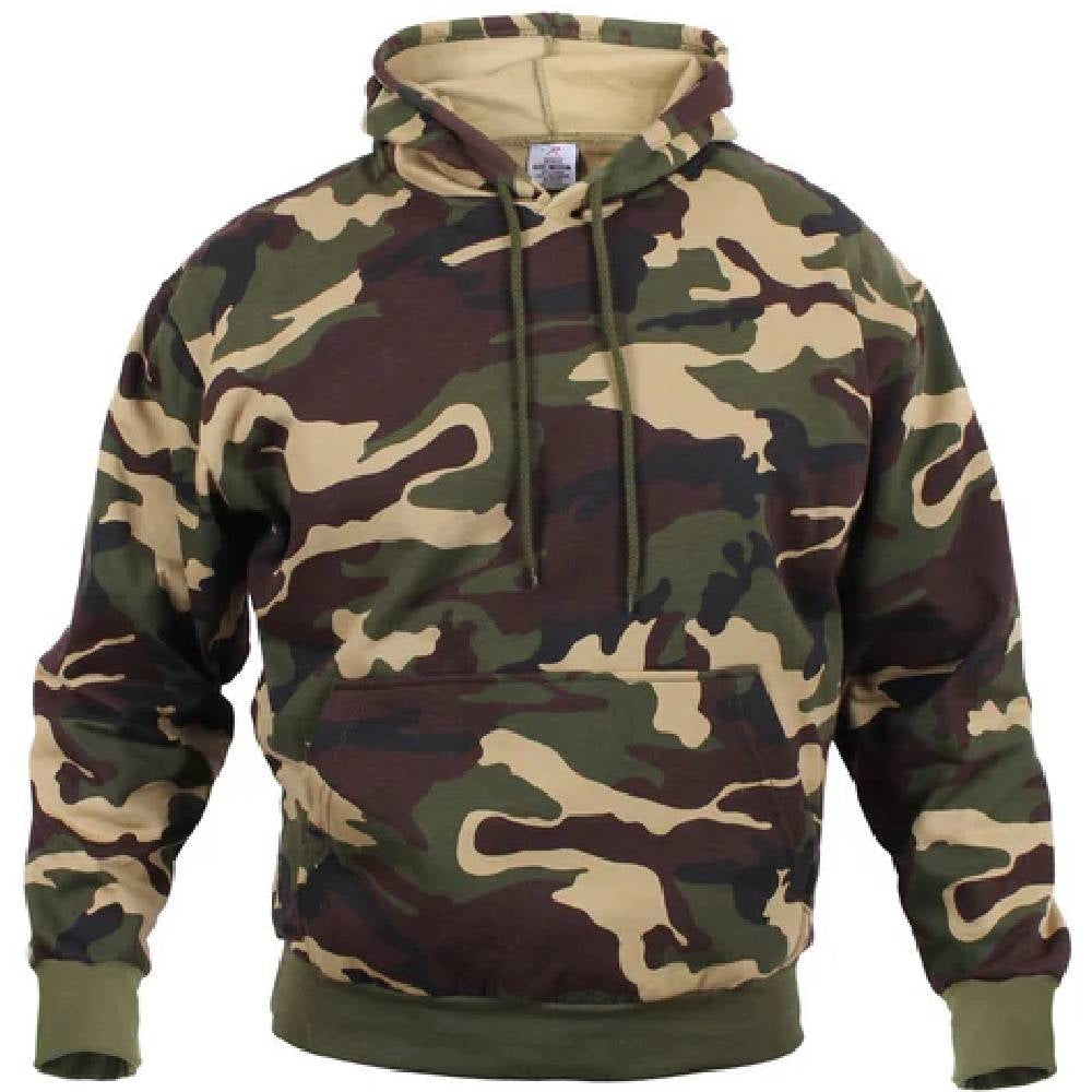 Rothco Kids Woodland Camo Hooded Sweatshirt 6490