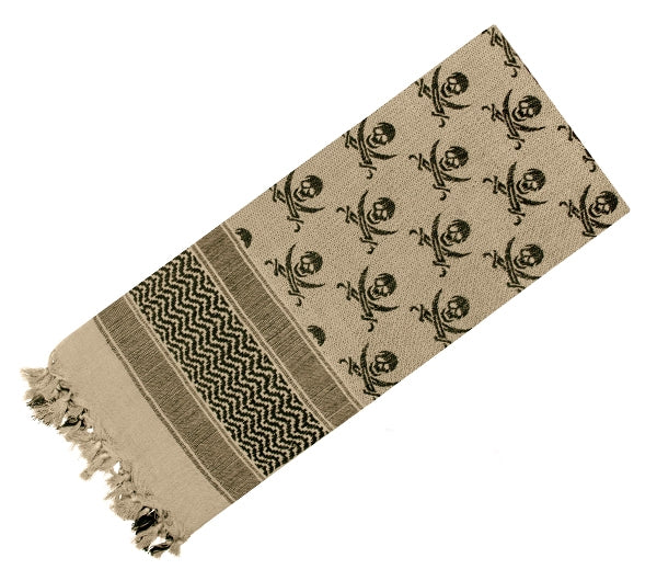 Rothco Skulls Shemagh Desert Scarf - 8539