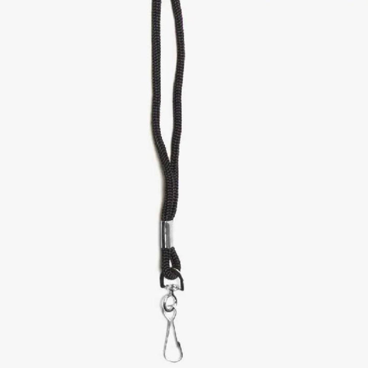 Rothco Black Whistle Lanyards 10399