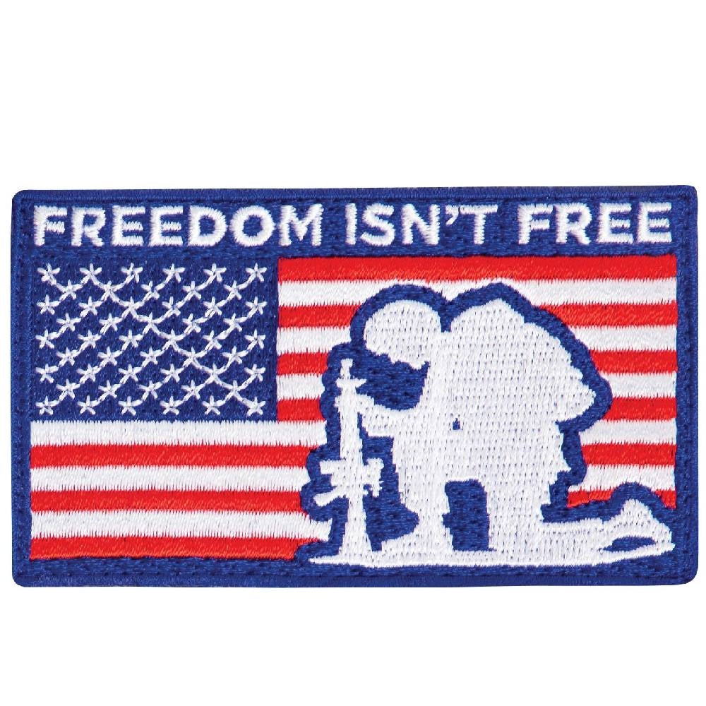 Rothco Freedom Isn't Free Patch With Hook Back 1899