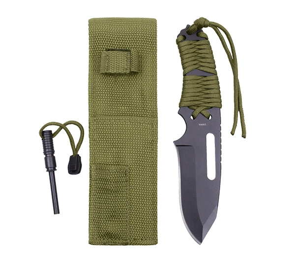 Rothco Paracord Knife With Fire Starter - 36743