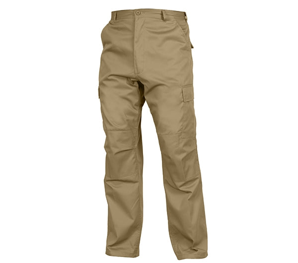 Rothco Relaxed Fit Zipper Fly Khaki BDU Pants 2931