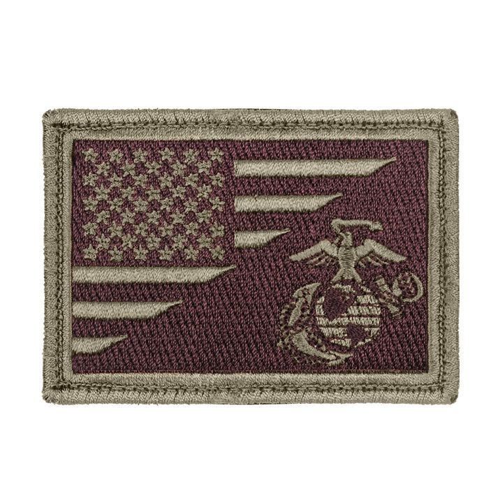 USMC Globe and Anchor US Flag Morale Patch 1891