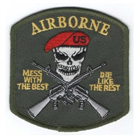 Army Airborne Mess With The Best Patch PM5322