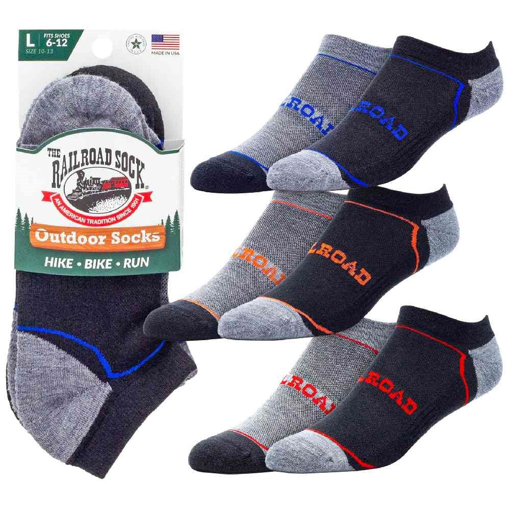 Large Outdoor No Show Socks OD211NS