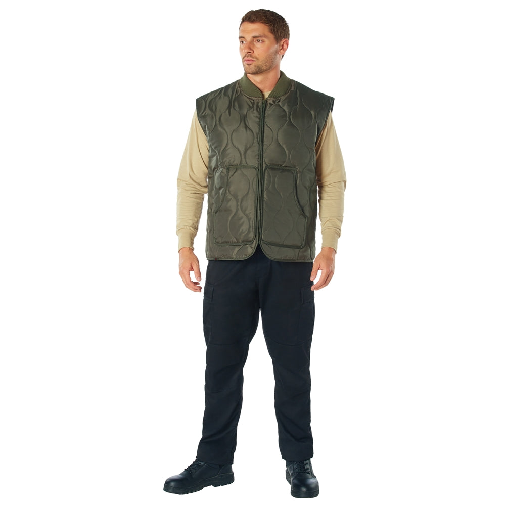 Rothco Olive Quilted Woobie Vest - 10431