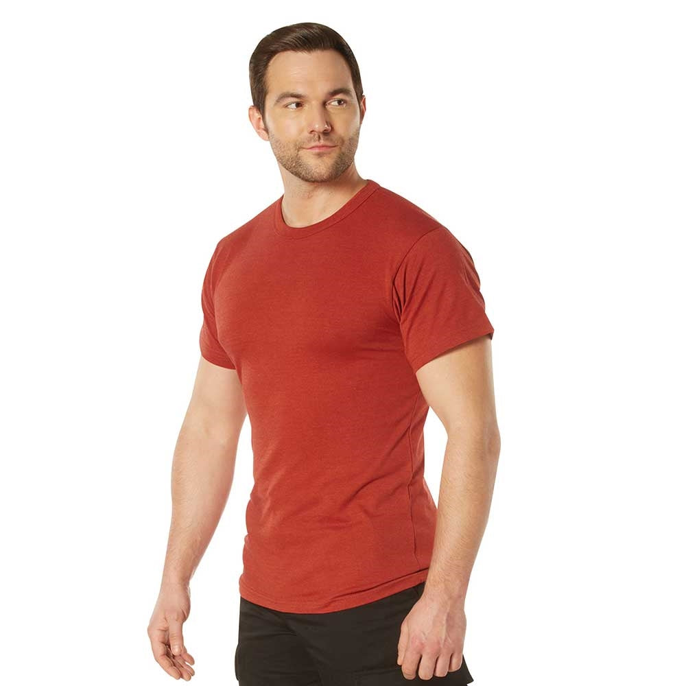 Rothco Solid Heather Red T-Shirt 66685