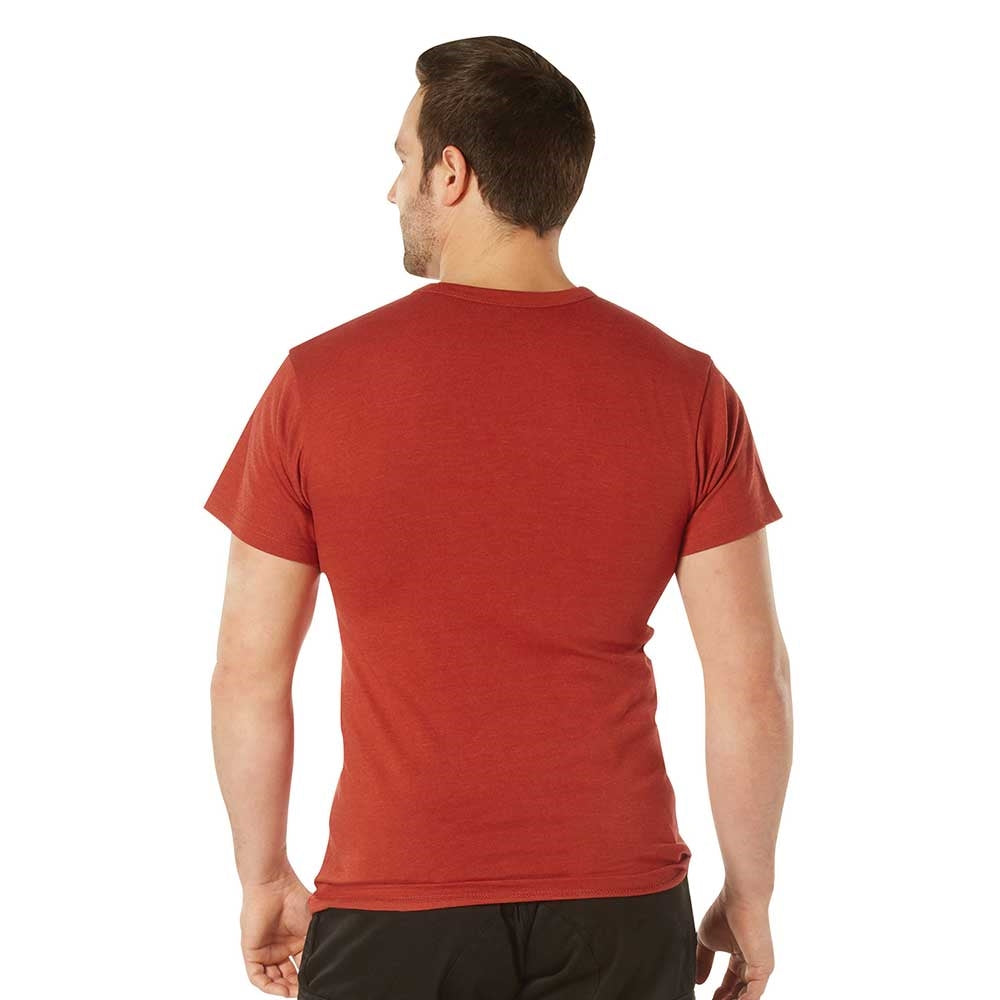 Rothco Solid Heather Red T-Shirt 66685