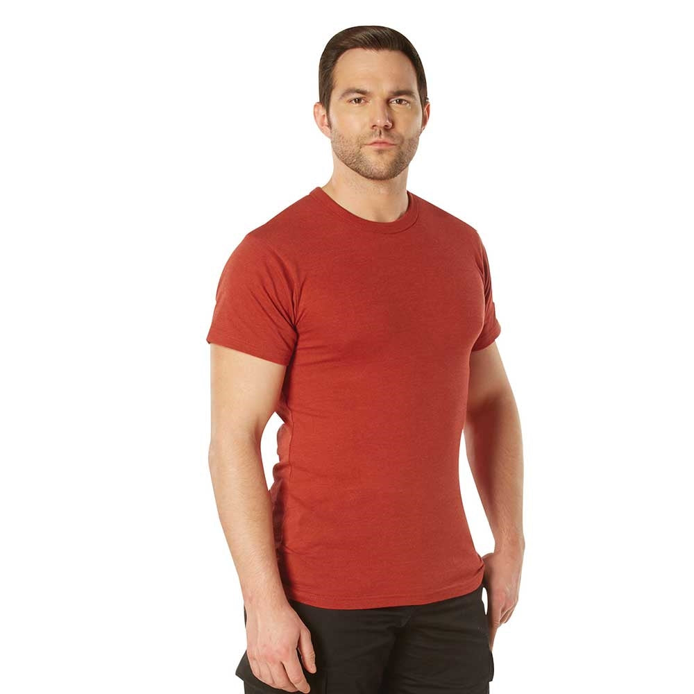 Rothco Solid Heather Red T-Shirt 66685