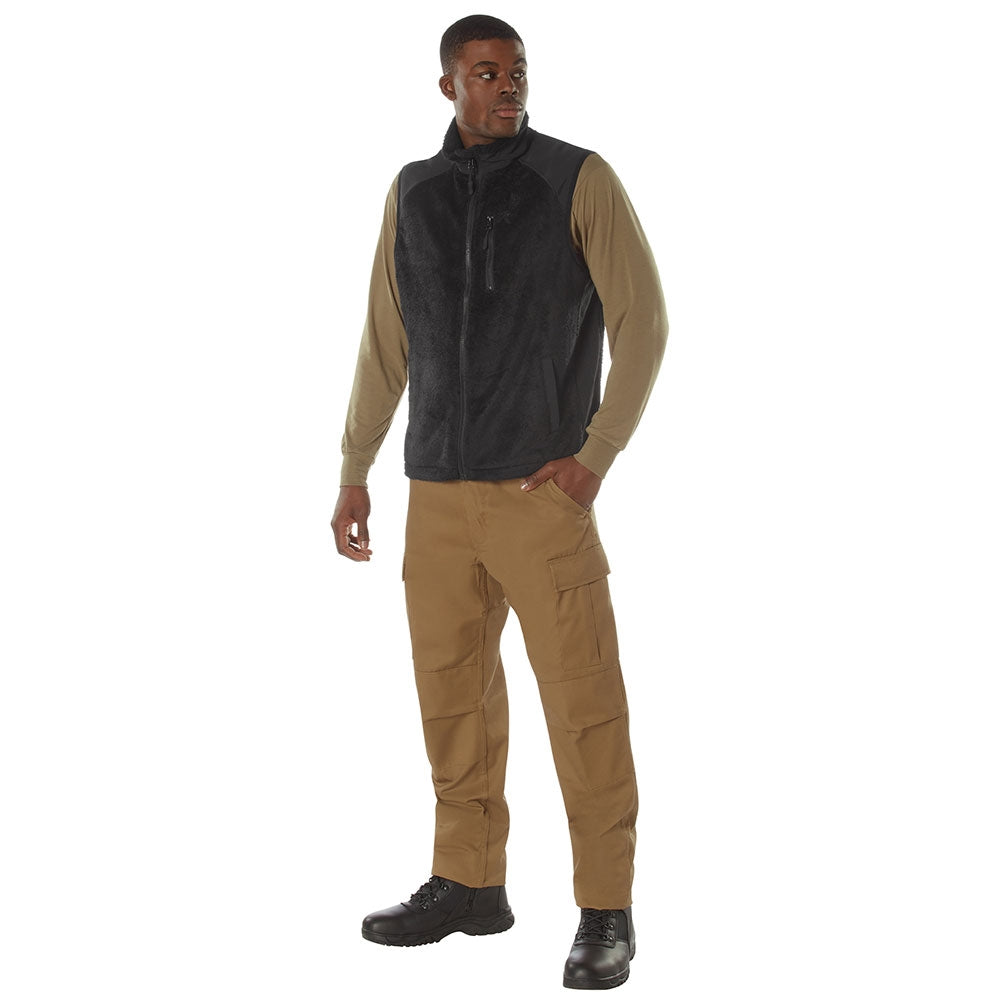 Rothco E.C.W.C.S. Black Fleece Vest 97380