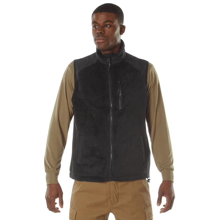 Rothco E.C.W.C.S. Black Fleece Vest 97380