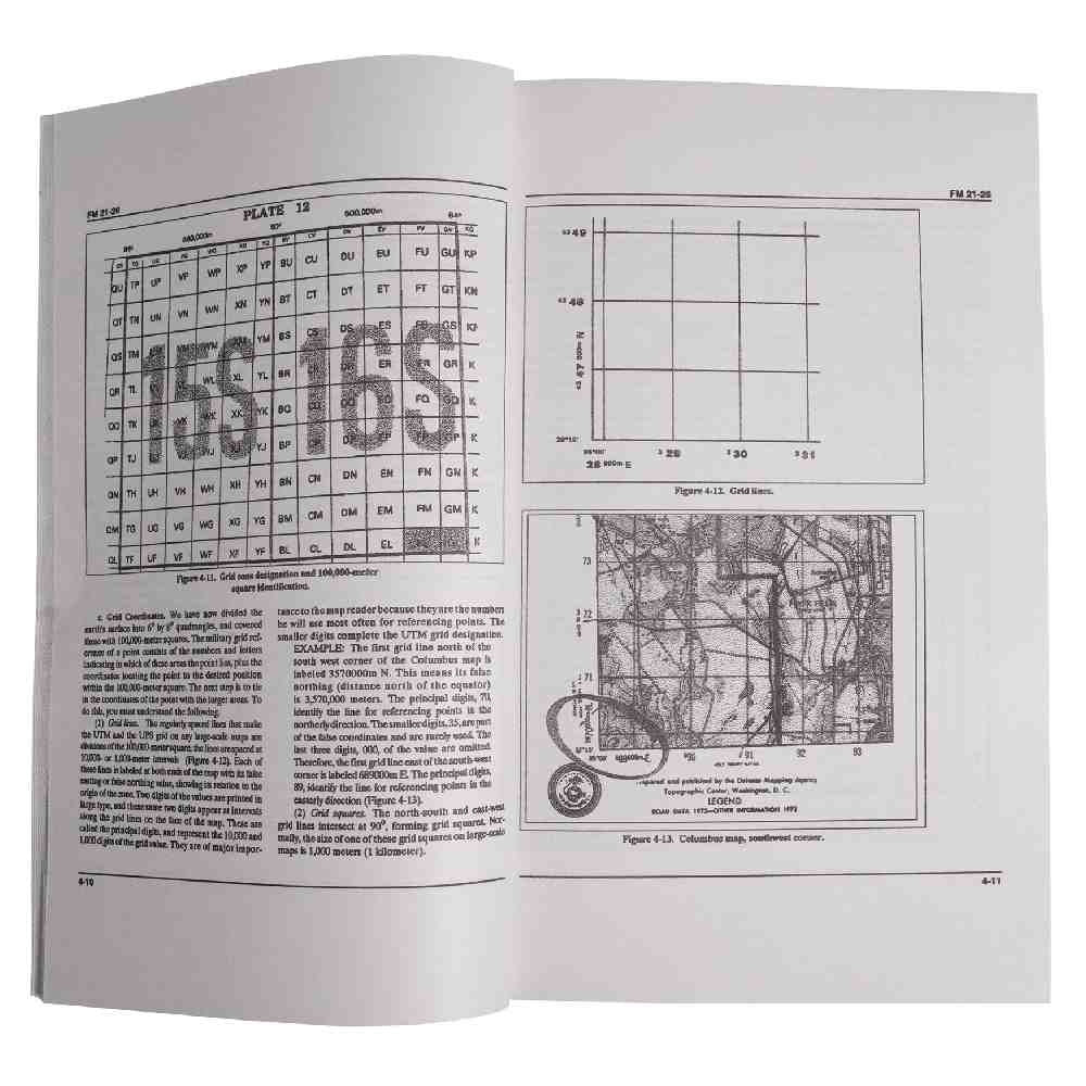 Map Reading And Navigation Manual 14001