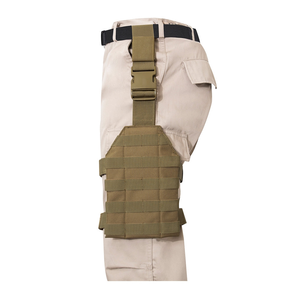 Rothco Coyote Brown MOLLE Drop Leg Panel - 2165