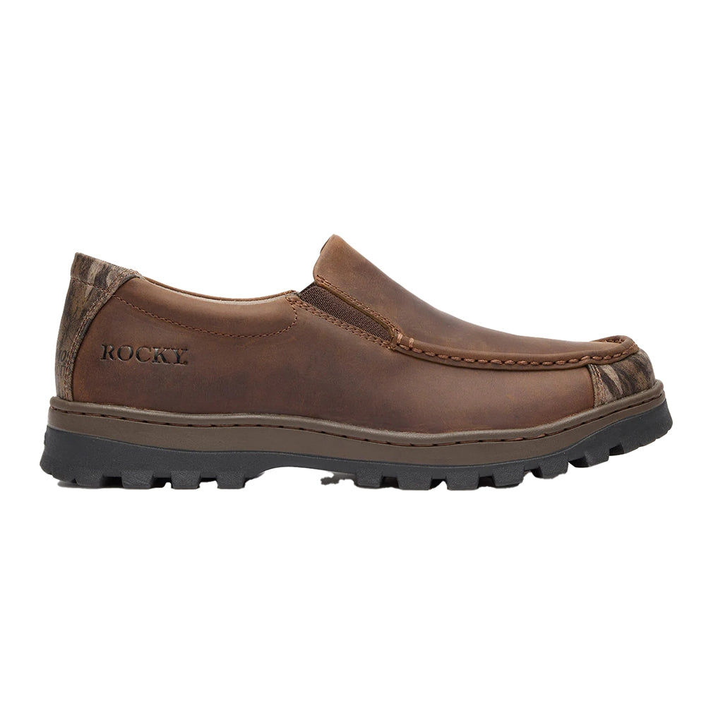 Rocky Outback Lte Soft Toe Slip On Slip Resistant Oxford Work Boot RKS0725