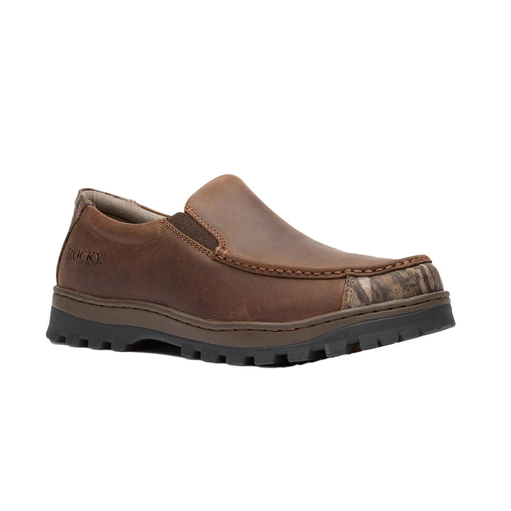 Rocky Outback Lte Soft Toe Slip On Slip Resistant Oxford Work Boot RKS0725