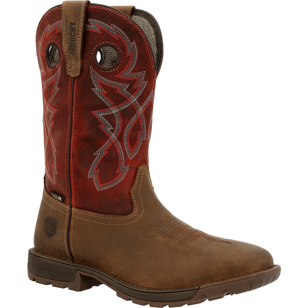 Rocky Legacy 32 Square Steel Toe Waterproof Pull On Work Boot RKW0341
