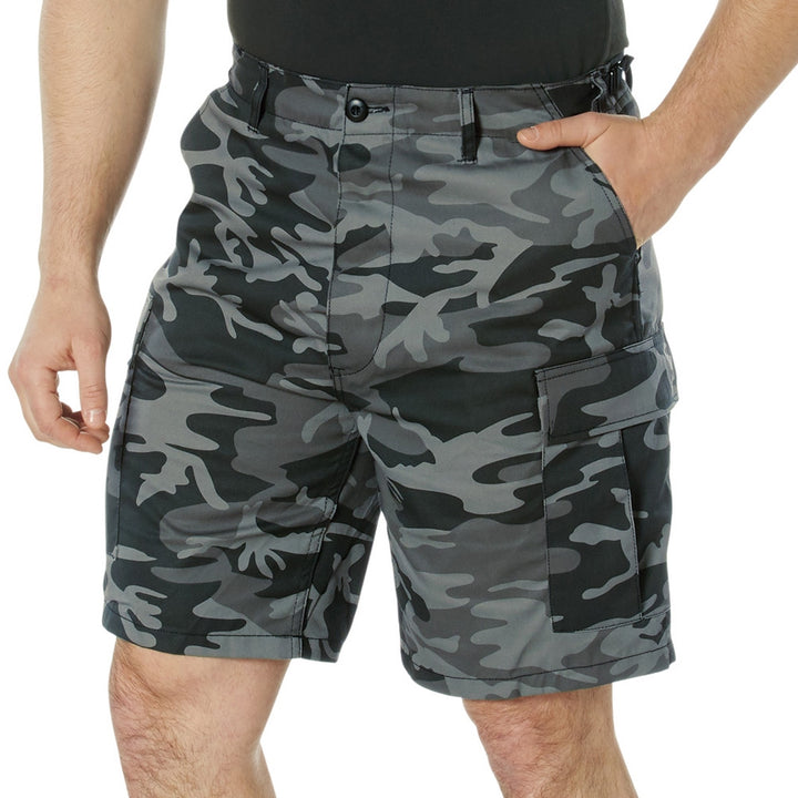 Rothco Black Camo BDU Shorts 1817