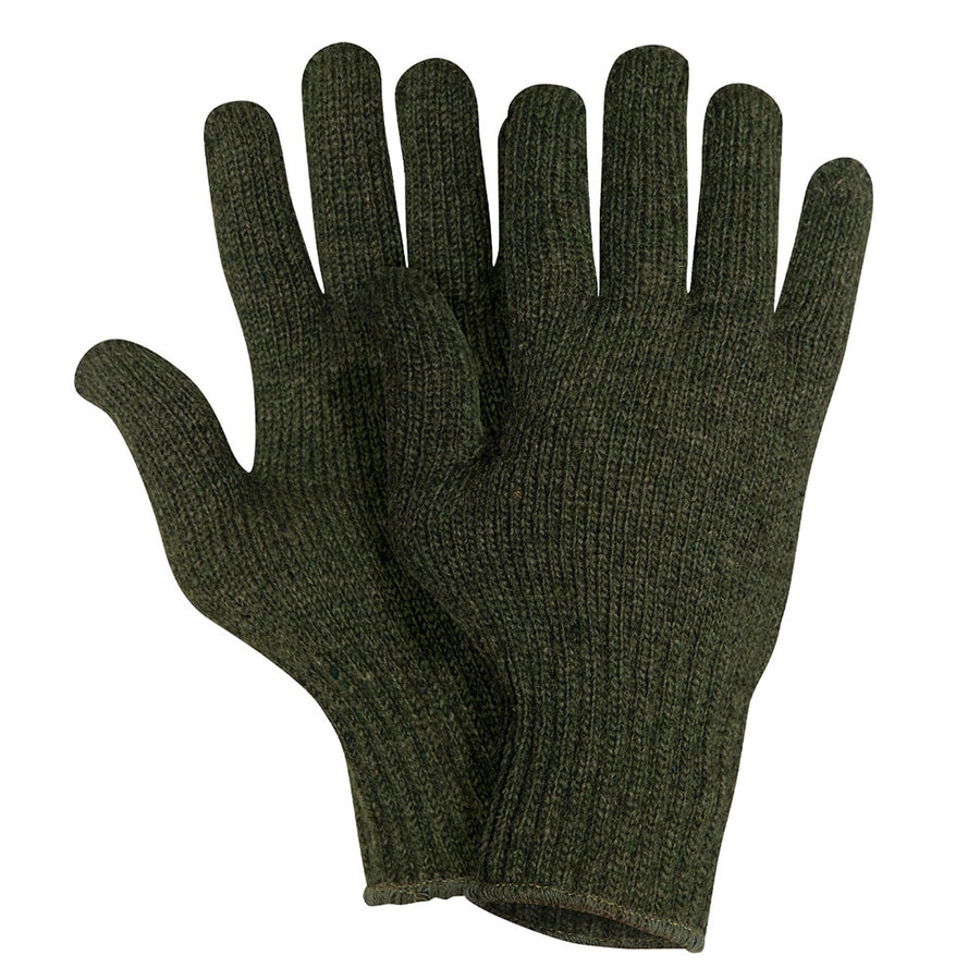 Rothco 8218 Olive Drab Wool Glove Liners - Unstamped