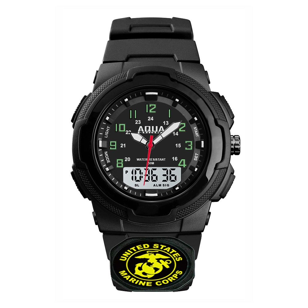 Aquaforce US Marines Analog Digital Watch 48A