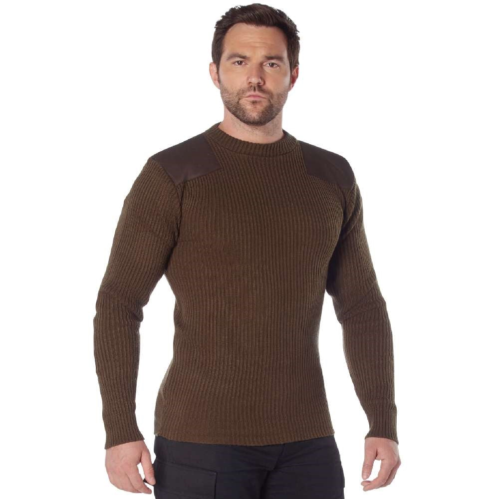 Rothco 5415 Brown Commando Sweater