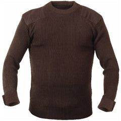 Rothco Brown Acrylic Commando Sweater - 5415
