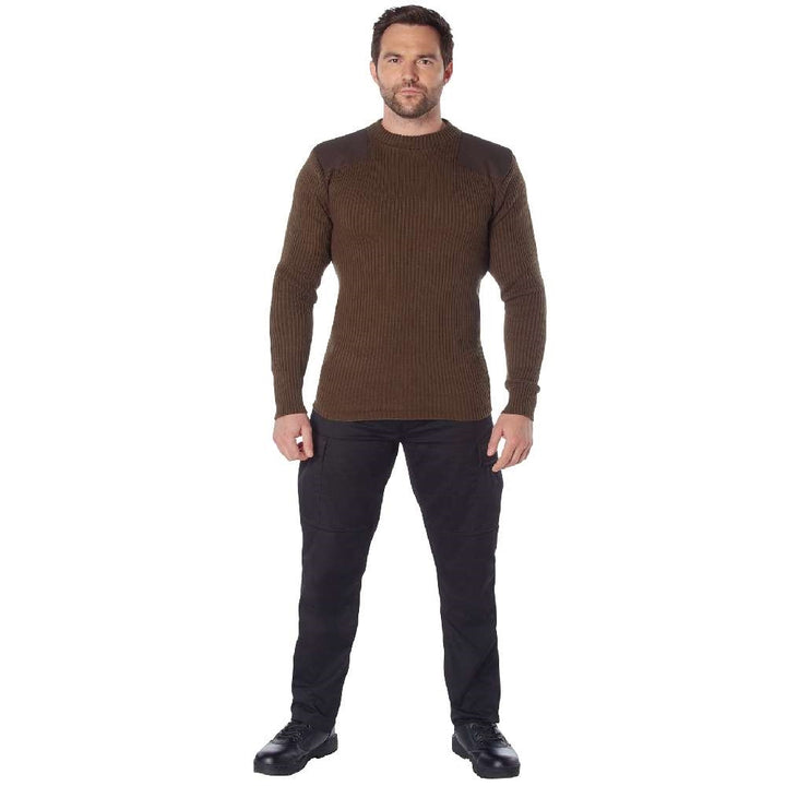 Rothco 5415 Brown Commando Sweater