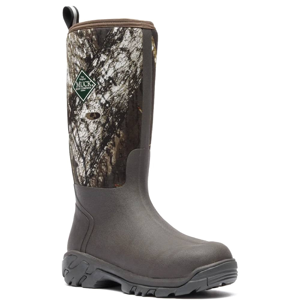 Muck Woody Break Up Country Pull-On Waterproof Mossy Oak Sport Soft Toe Tall Boot WDSMOBU.