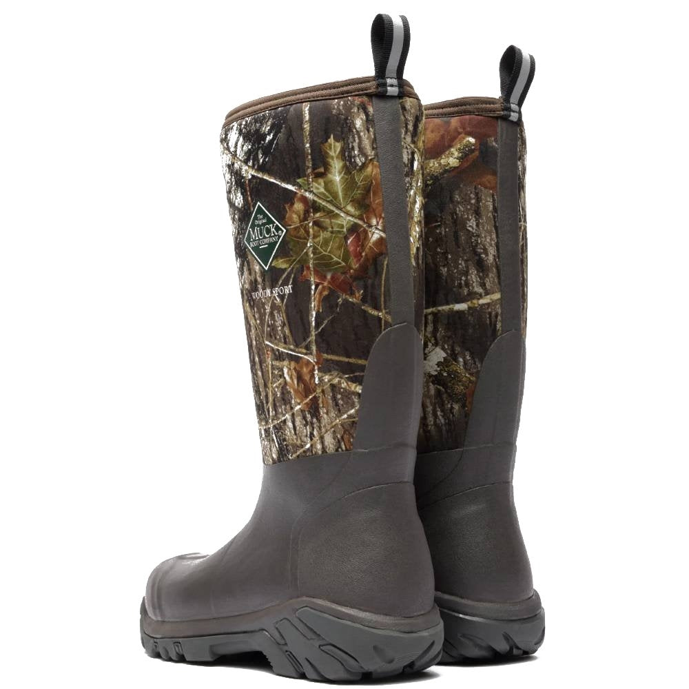 Muck Woody Break Up Country Pull-On Waterproof Mossy Oak Sport Soft Toe Tall Boot WDSMOBU.