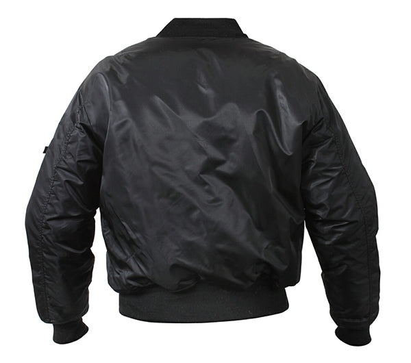 Rothco Black MA-1 Flight Jacket 7324