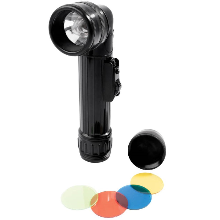 Rothco Black Angle Head Flashlight 489