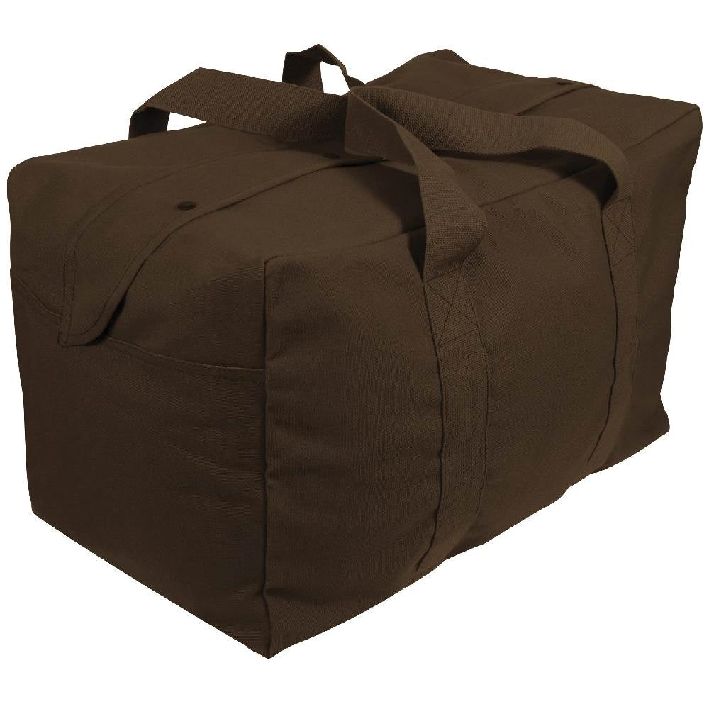 Rothco Brown Canvas Parachute Cargo Bag 3523