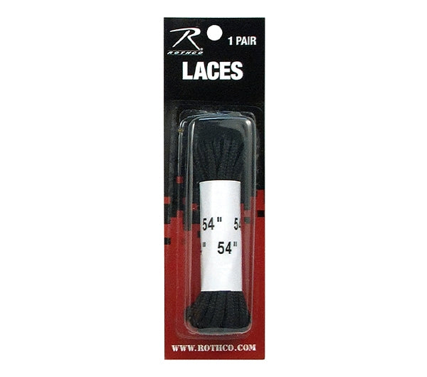 Rothco Black Nylon Boot Laces - 6171