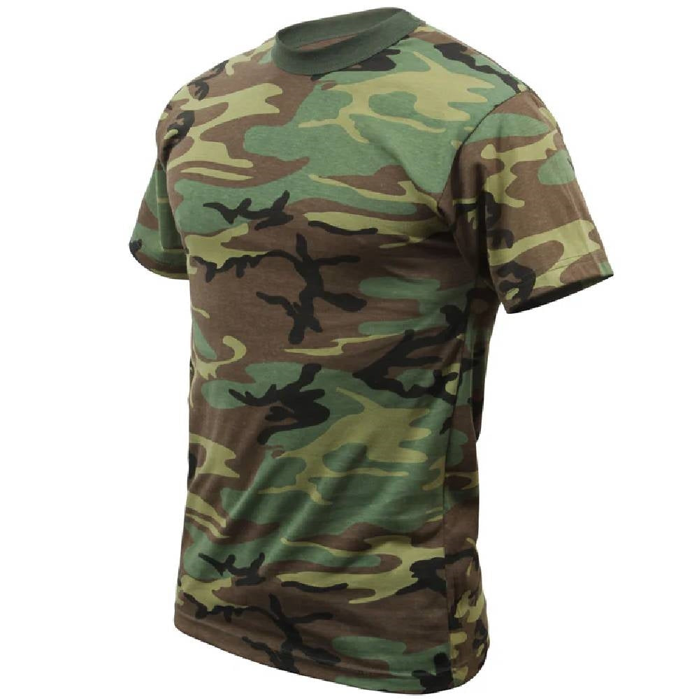 Rothco Kids Woodland Camo Heavyweight T-Shirt 7703